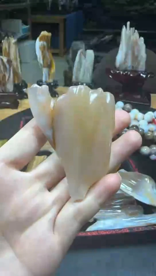 【闪购商品】硅化玉树化玉手把件未镶嵌树化玉手把件