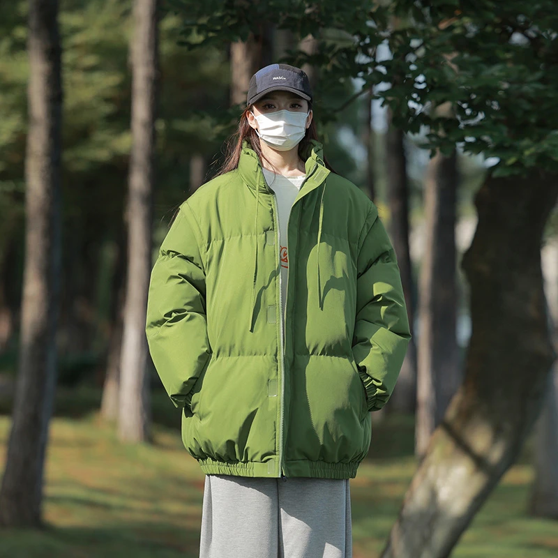 情侣宽松潮流冬季棉服保暖韩版百搭港风加厚棉衣