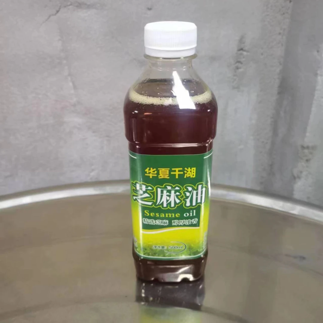 华夏千湖压榨芝麻香油