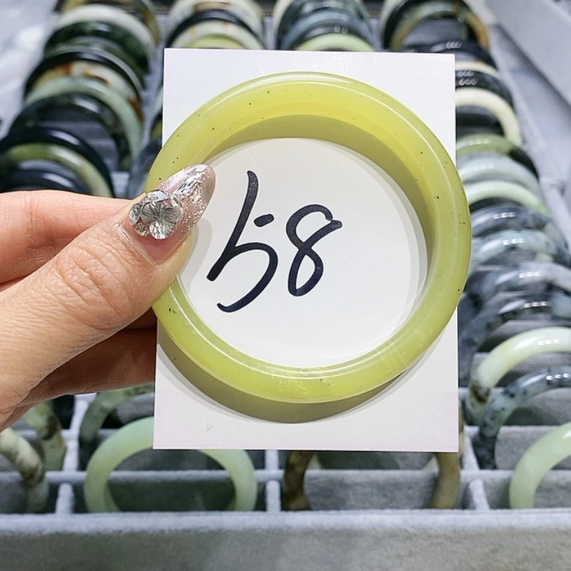 【闪购商品】蛇纹石玉手镯合金