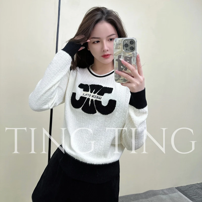 森雅婷【奶油甜酪】高级刺绣简约上衣