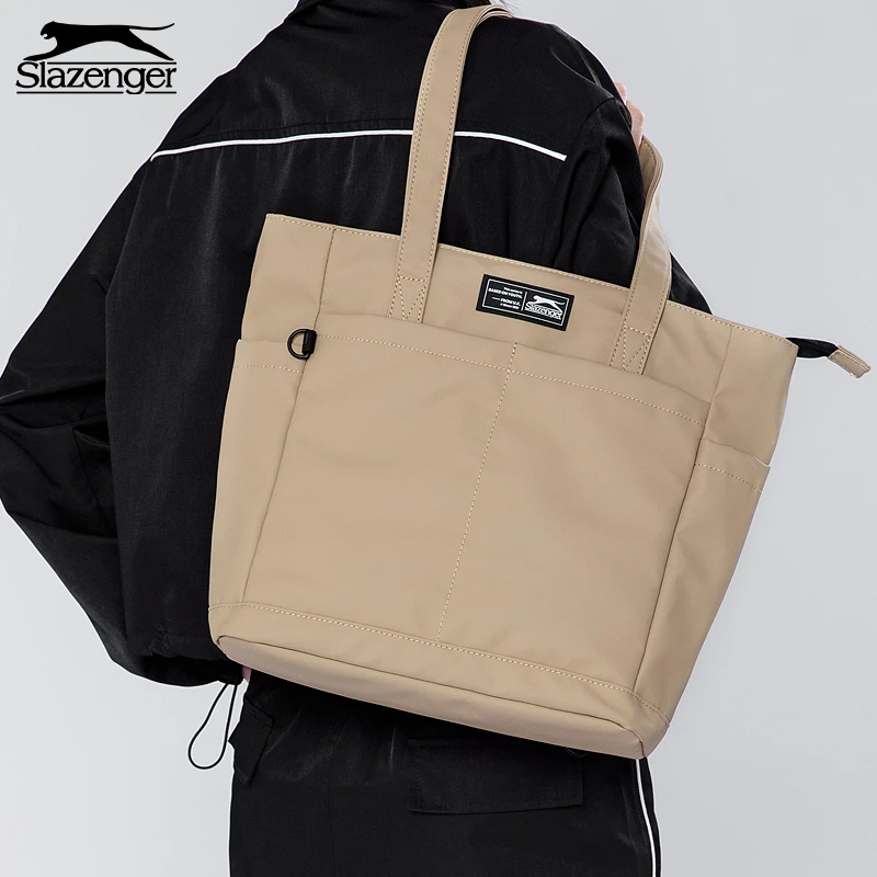 Slazenger/史莱辛格百搭休闲托特包女包大容量通勤包手提单肩包