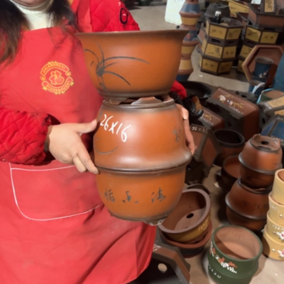 【闪购商品】紫砂花盆