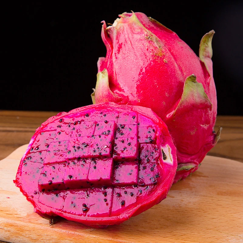 金都一号红心火龙果4.5斤新鲜采摘皮薄肉满