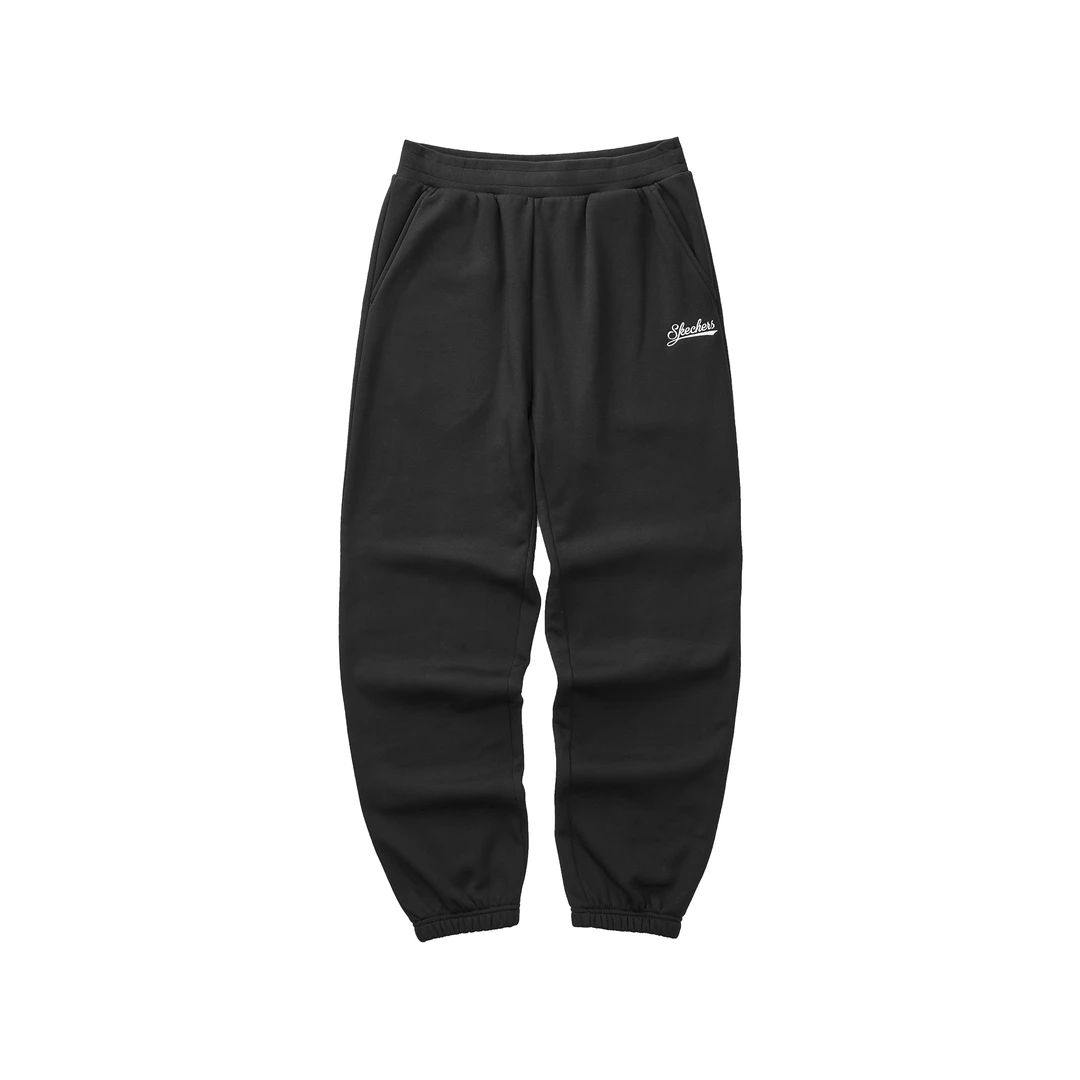 斯凯奇官方女装休闲百搭宽松束脚裤夏季新款针织运动长裤L323W105