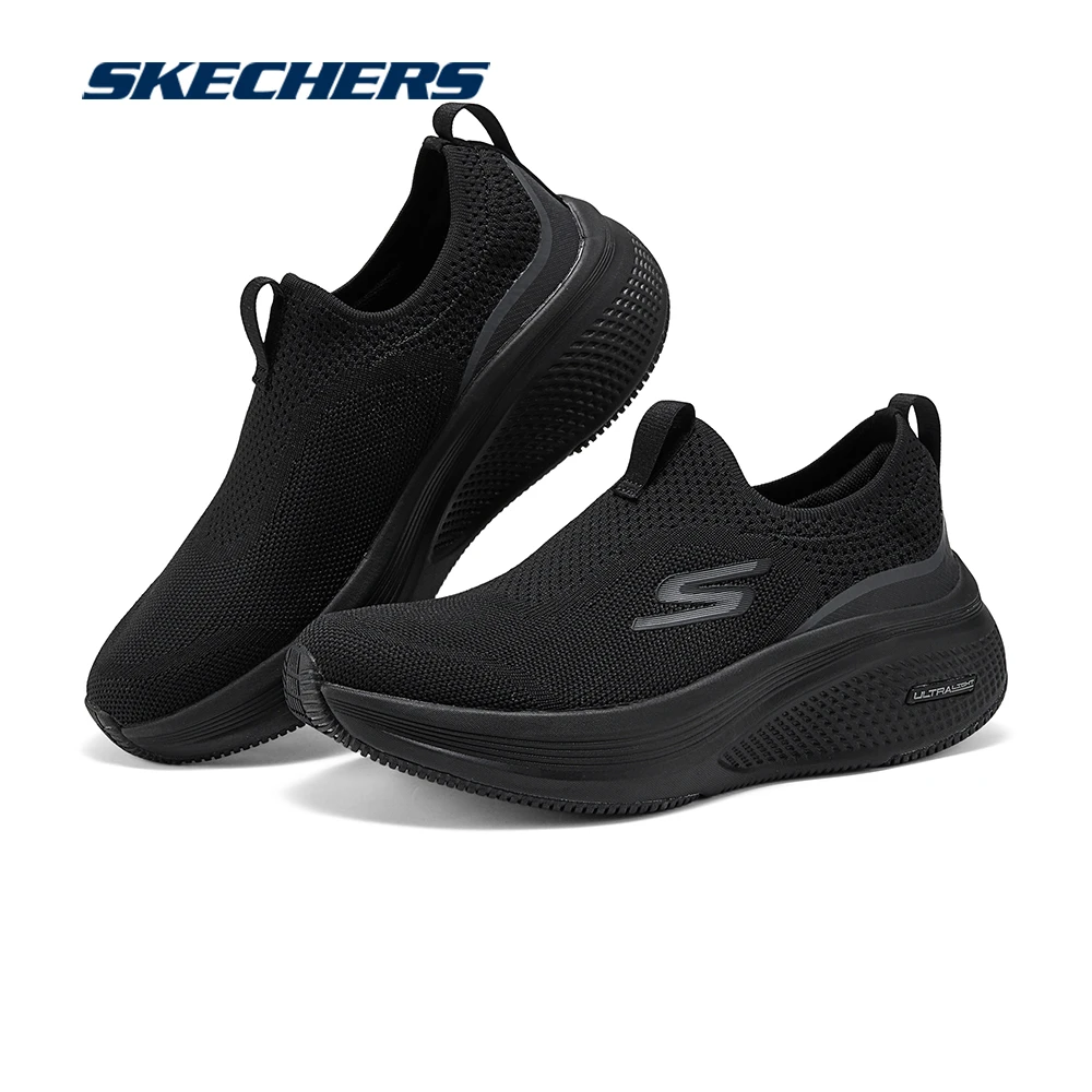 斯凯奇官方女鞋休闲运动鞋舒适厚底缓震一脚蹬跑步鞋129010