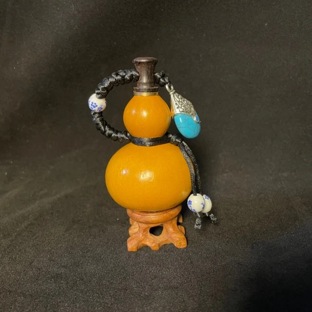 开口小酒葫芦把件