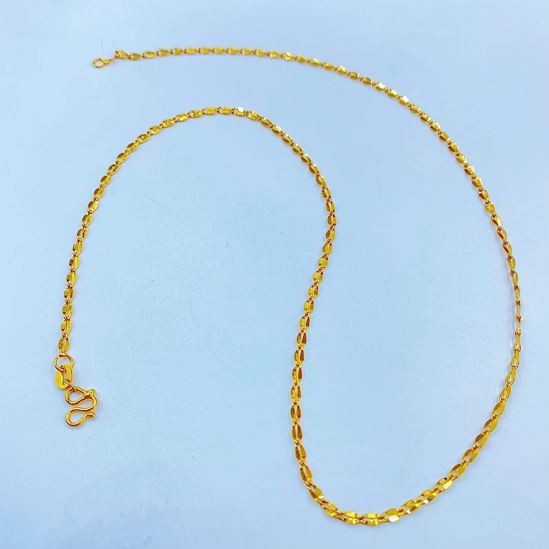 414 精美黄色嘴唇项链多样性发货