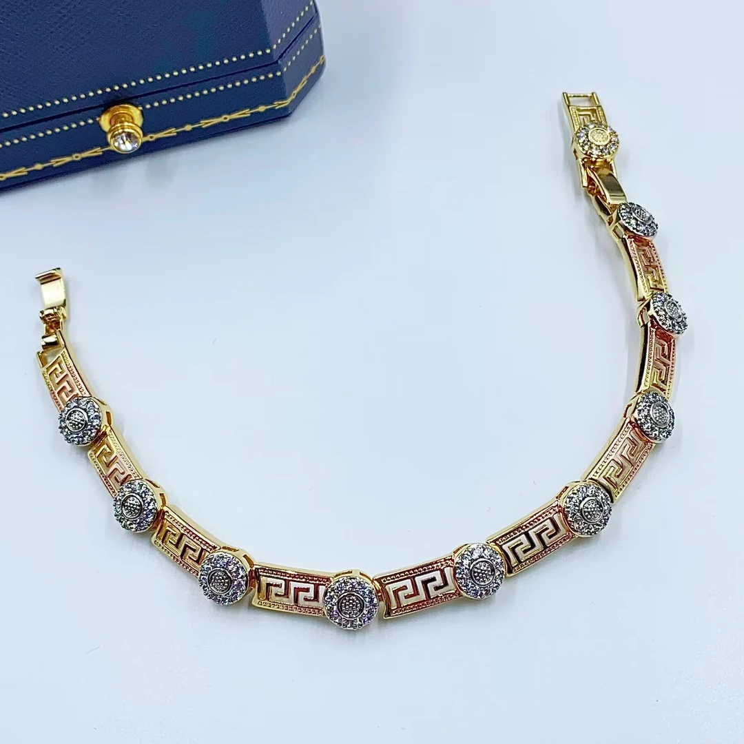 手链 手链 2843  经典黄色回纹手链多样性发货