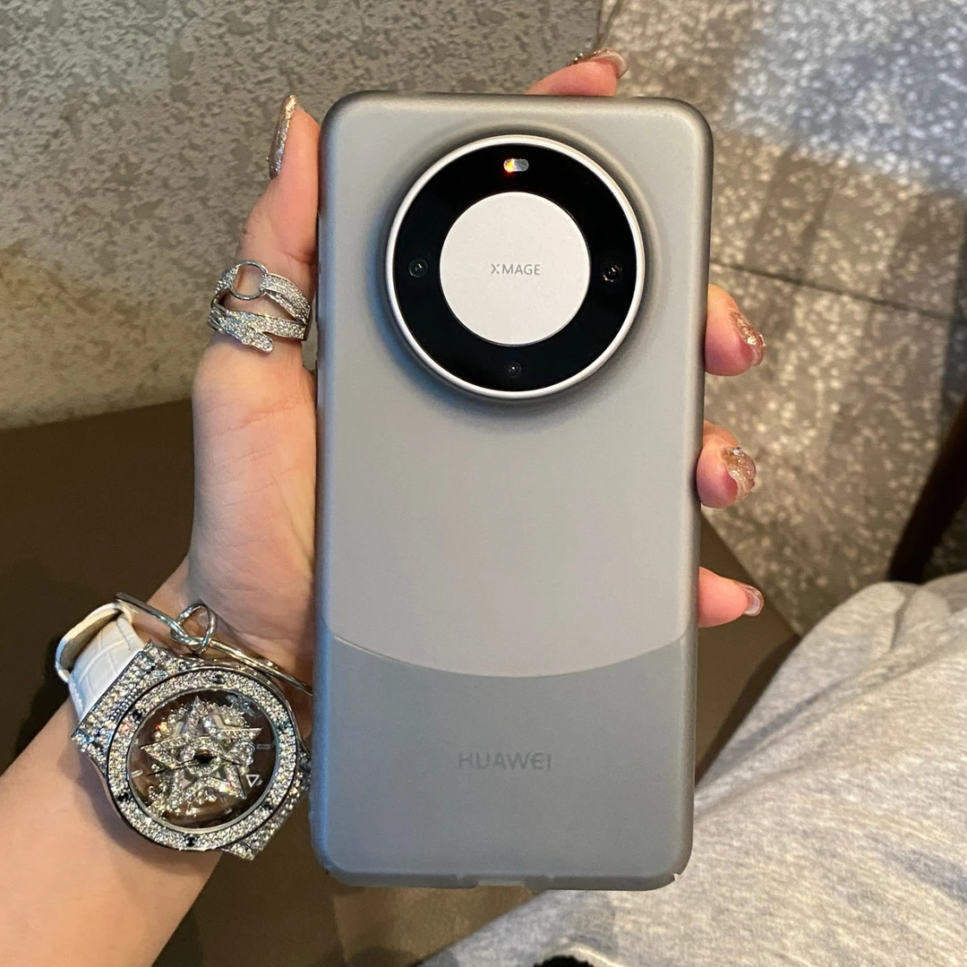 适用于华为Mate60Pro冰雾肤感手机壳Mate60Pro+磨砂裸机手感简约