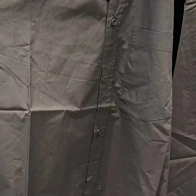 法式高级感黑色衬衫宽松气质别致上衣女设计感衬衣W579