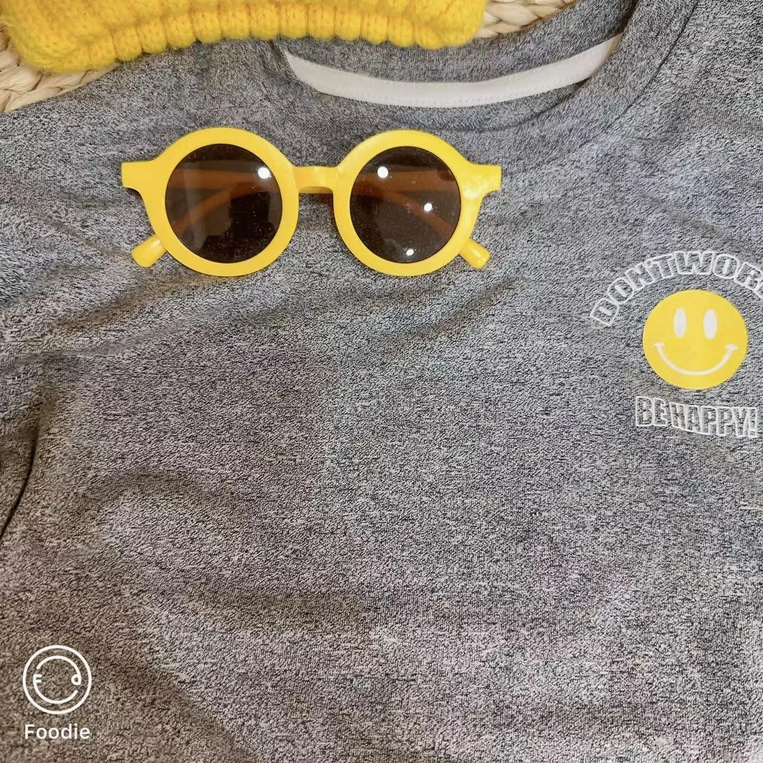 【JMJQ 23103】夏季儿童户外运动短袖T恤针织时尚宝宝小童圆领套头