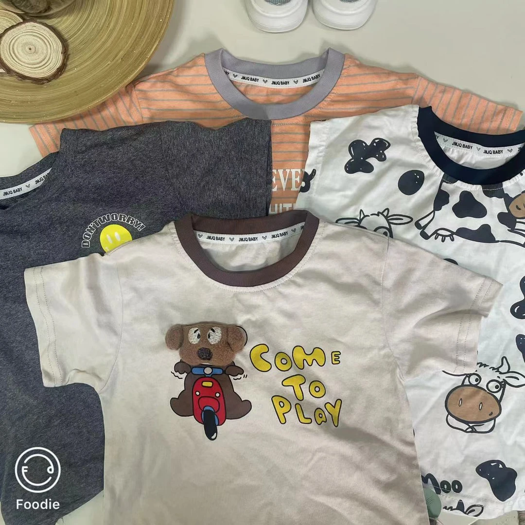 【组合 TZ029】夏季新款网红款夏装中小童夏款组合中性款运动套装