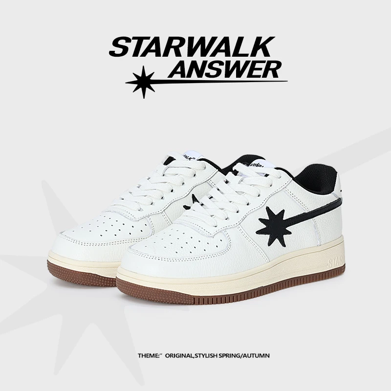 STAR WALK ANSWER情侣休闲板鞋女潮鞋冬季新款超火百搭男鞋低帮