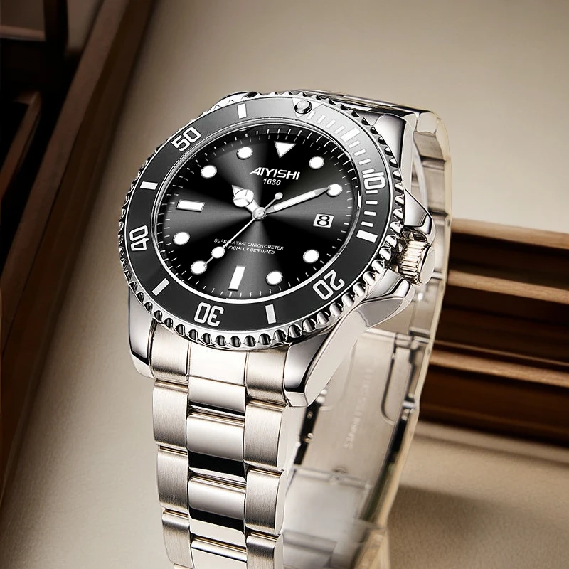 专柜正品黑水鬼男款爆款2024新款夜光防水手表-1630-CHZX