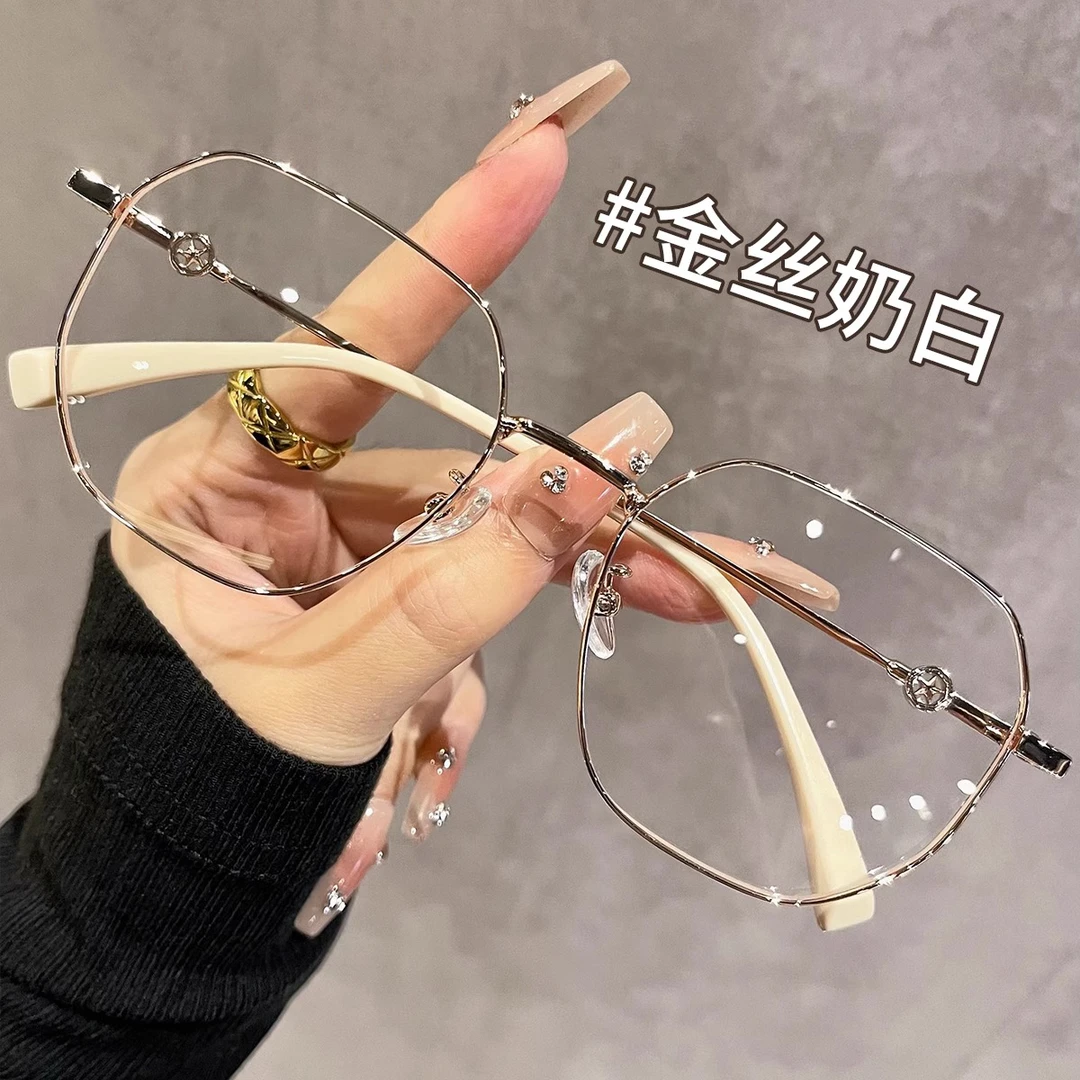 高清老花镜女士高档时尚减龄显年轻洋气超轻防蓝光护眼老花眼镜