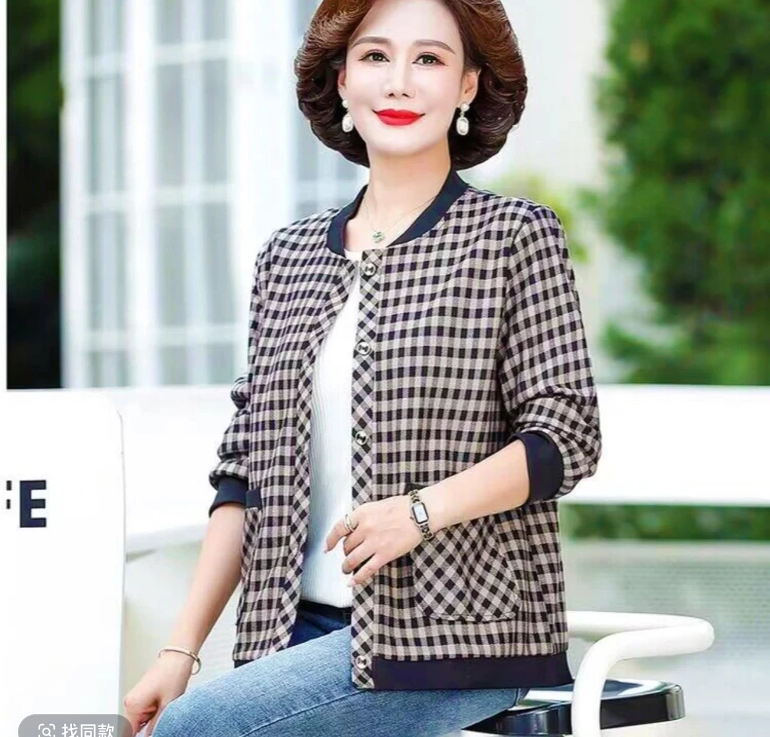 外套百搭气质80穿到110斤A31