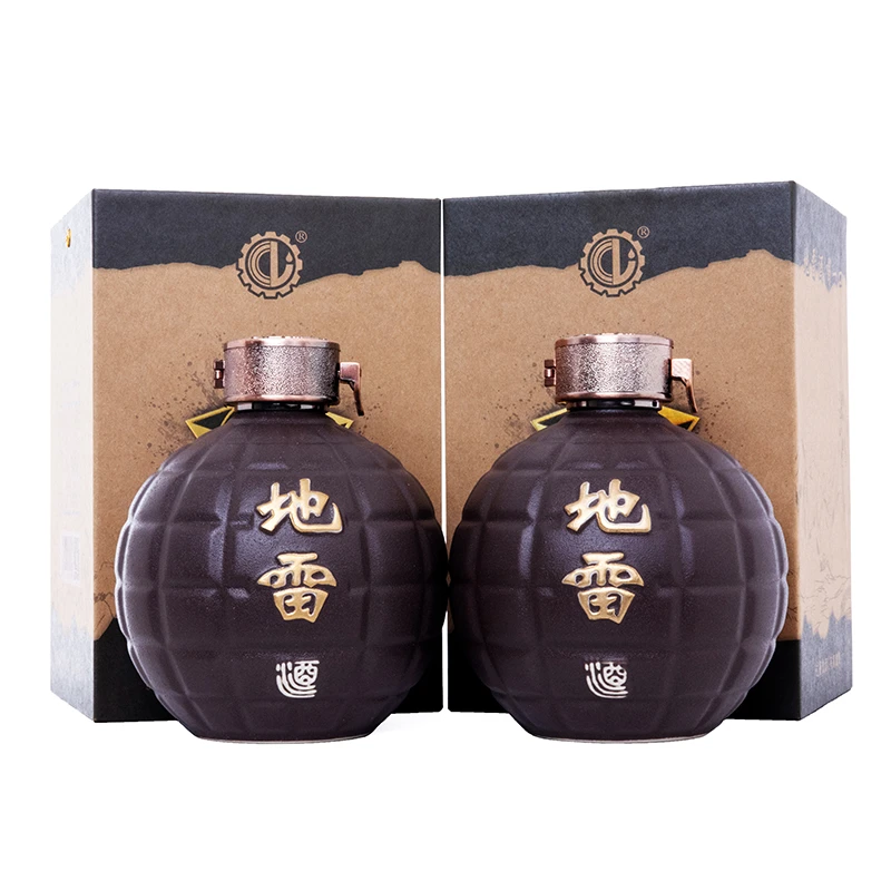 地雷酒【2瓶装】官方优级泸州正宗纯粮食老酒白酒浓香型2瓶42度500