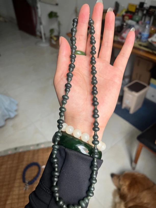 和田玉 青玉 葫芦项链
