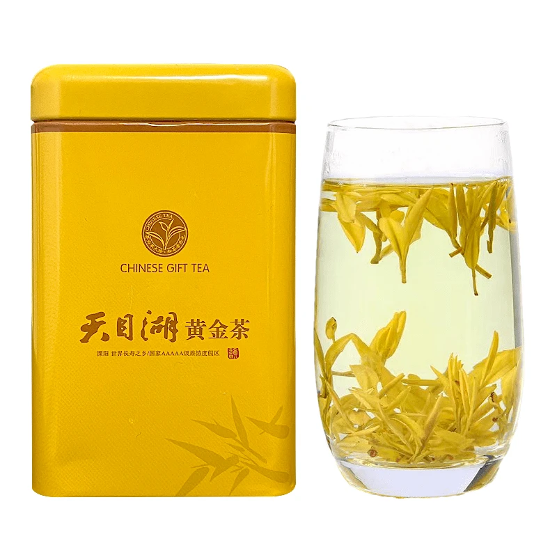 2025新茶溧阳天目湖黄金茶江苏常州明前黄金芽白茶浓香绿茶叶罐装