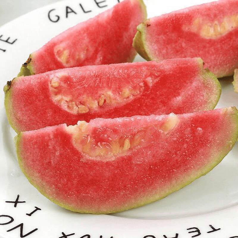 红心番石榴奶油芭乐双拼多汁时令水果网红爆品胭脂红草莓口感脆软