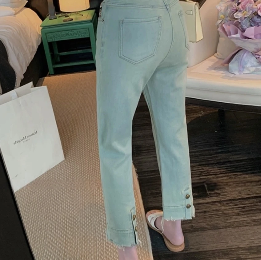 【现货】子芸定制【必入神裤】显瘦百搭时尚休闲牛仔裤JJQ4NZK3566