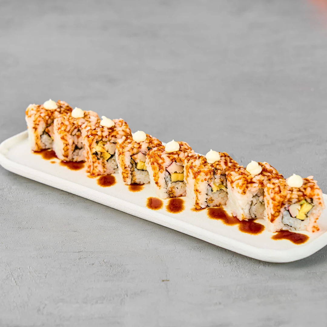 落英蟹子卷寿司