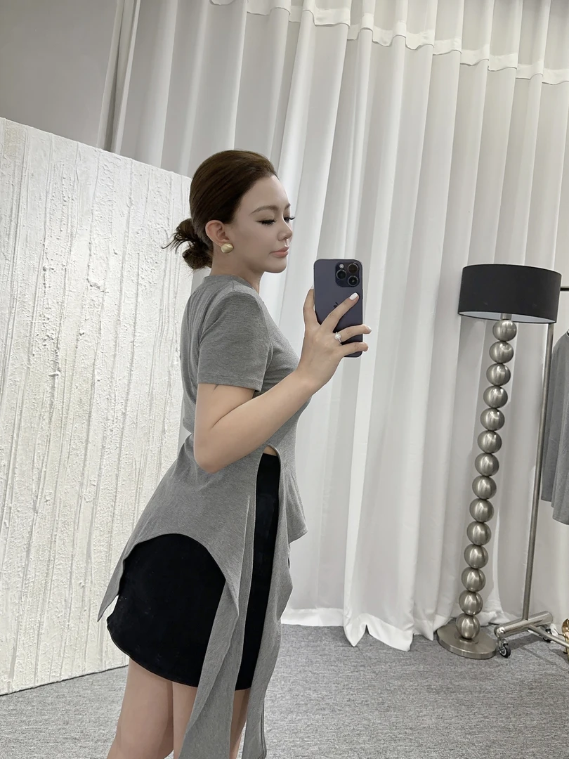 XIA.【小蛮腰】高品质绑带短袖T恤