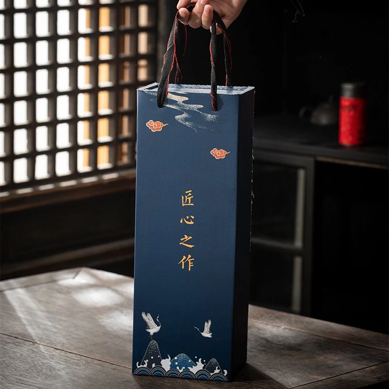 五支装礼盒。不带茶杯