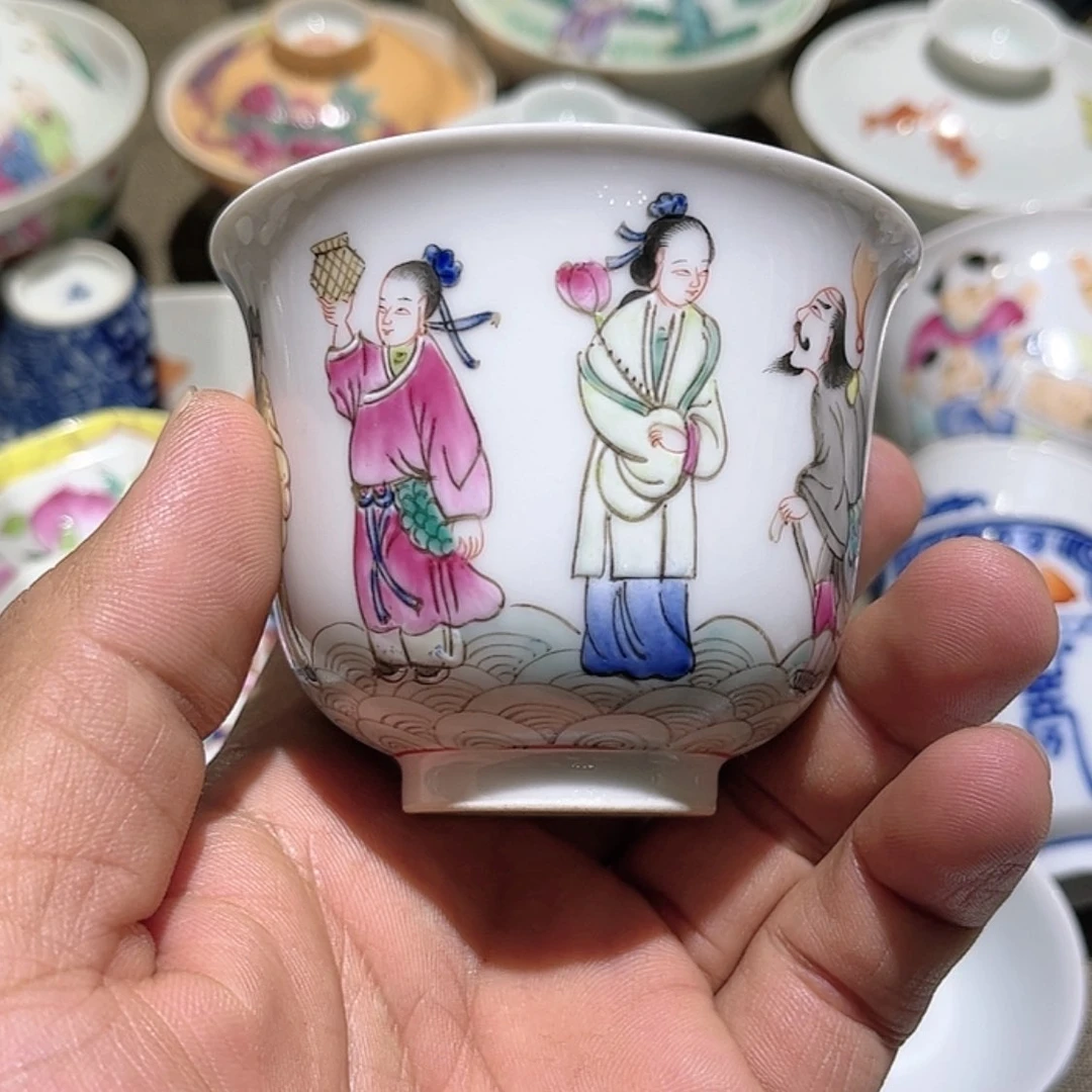 【闪购商品】瓷布**下茶杯