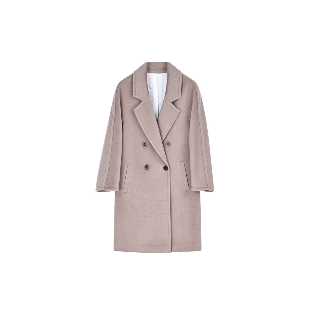 经典高端温柔风 气质轻奢中长款秋冬里衬版气质时尚双排扣款NC