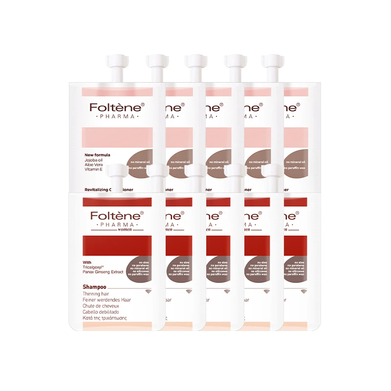 丰添防脱旅行装（女用）洗发水10ml*5+护发素10ml*5