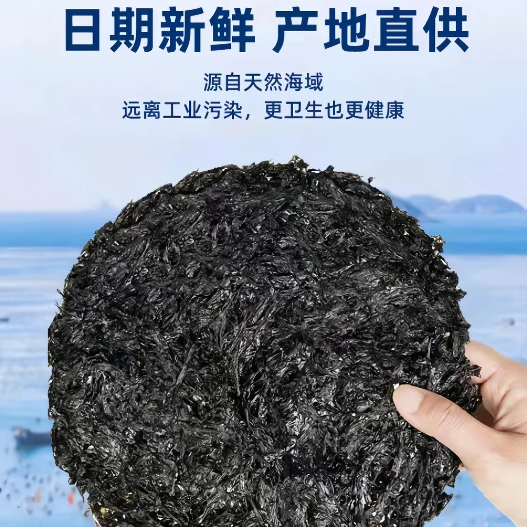【紫菜干货】新鲜紫菜霞浦紫菜优质清洗干净40g/280g无沙免洗营养菜