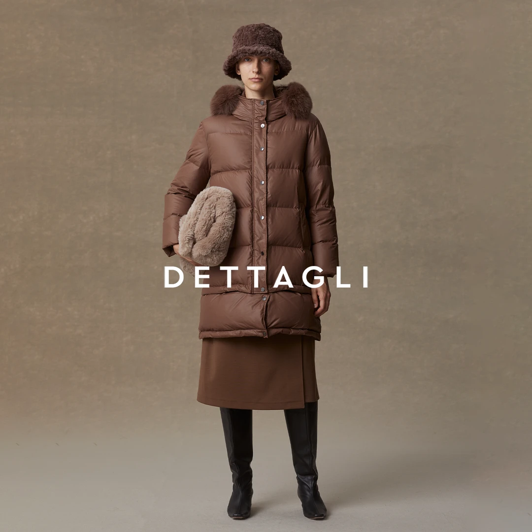 秋冬两件套长款连帽羽绒服上衣女