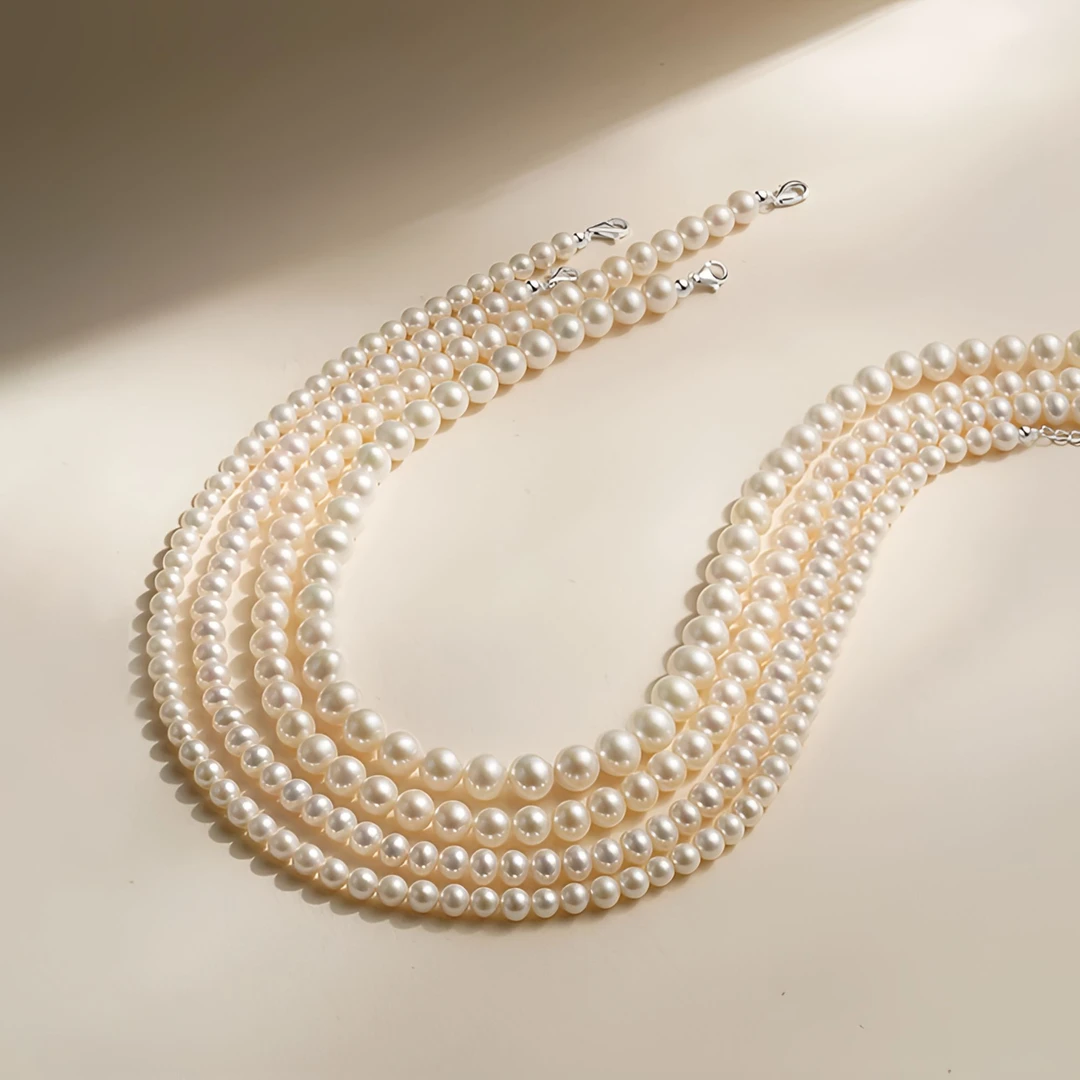 【根据主播提示下单】真珍珠手链项链耳钉戒指轻奢时尚百搭简约优雅