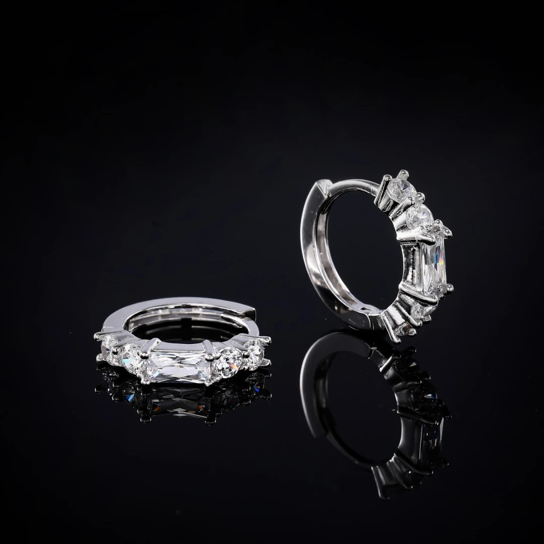 925银合成锆石耳饰 ——木木（SY1248）YR2-1506B耳饰