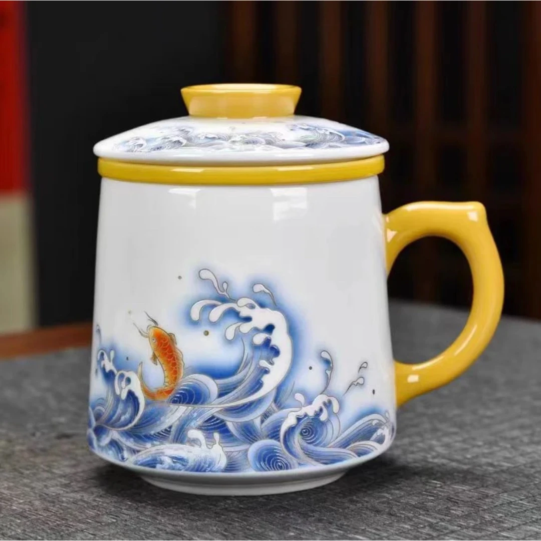 海浪锦鲤办公杯E52