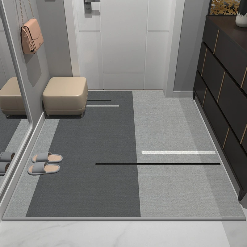 丰亮入户门口地垫耐脏加厚防滑地毯脚垫家用轻奢可裁剪门厅玄关垫