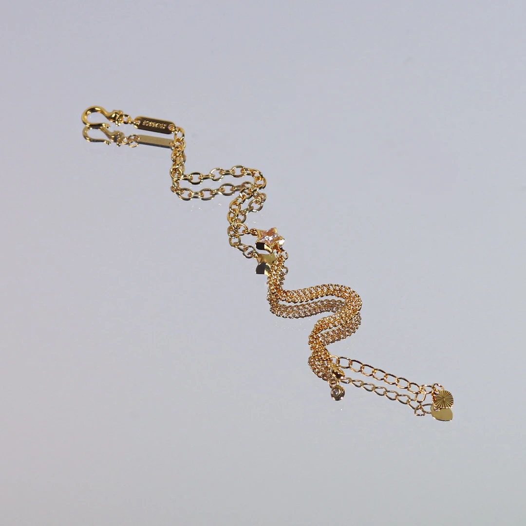 合金手链 合金星星可调节手链 SJ18 多样性发一 颜色微差