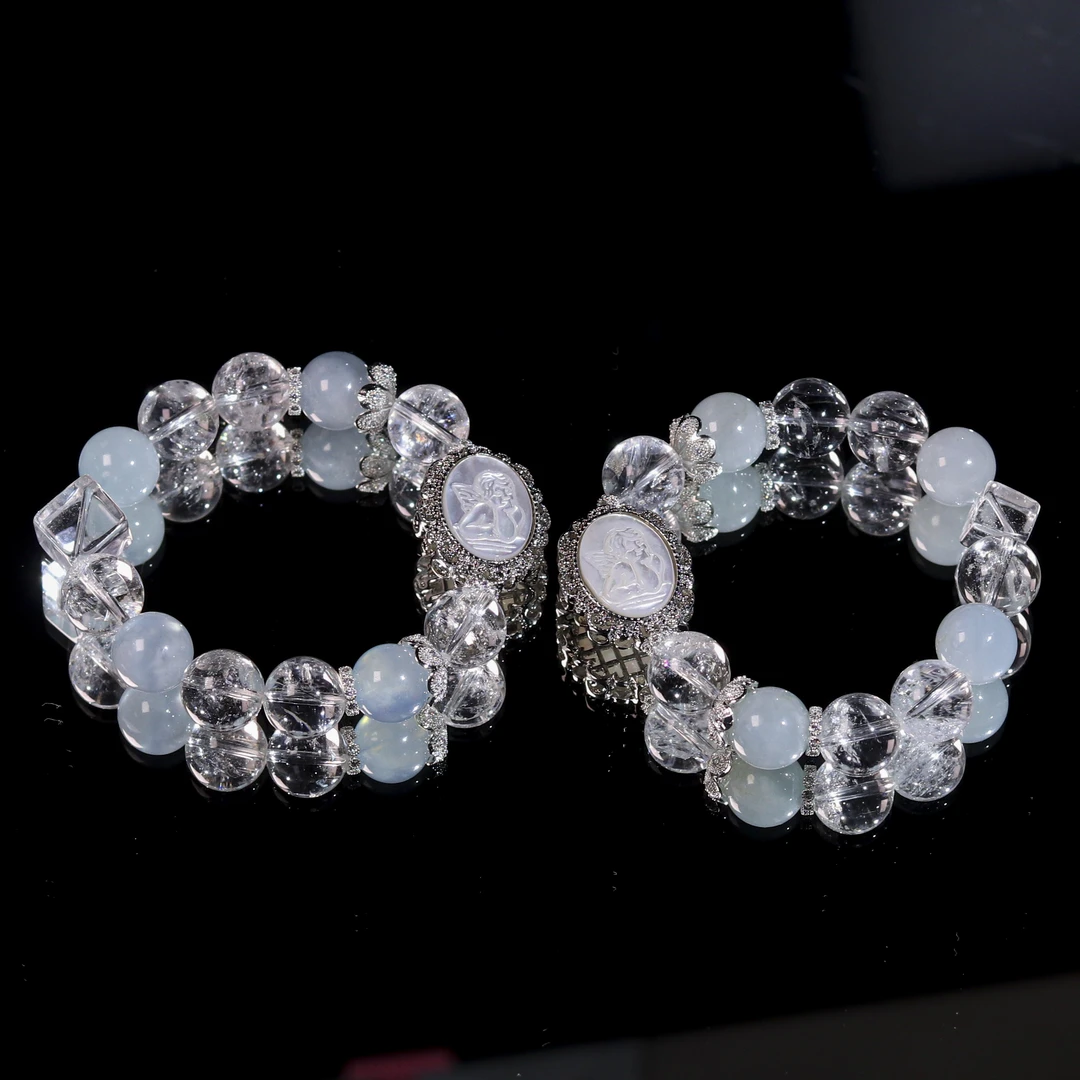 《海上钢琴师》水晶小天使手链 XL730 多样性发一 颜色微差