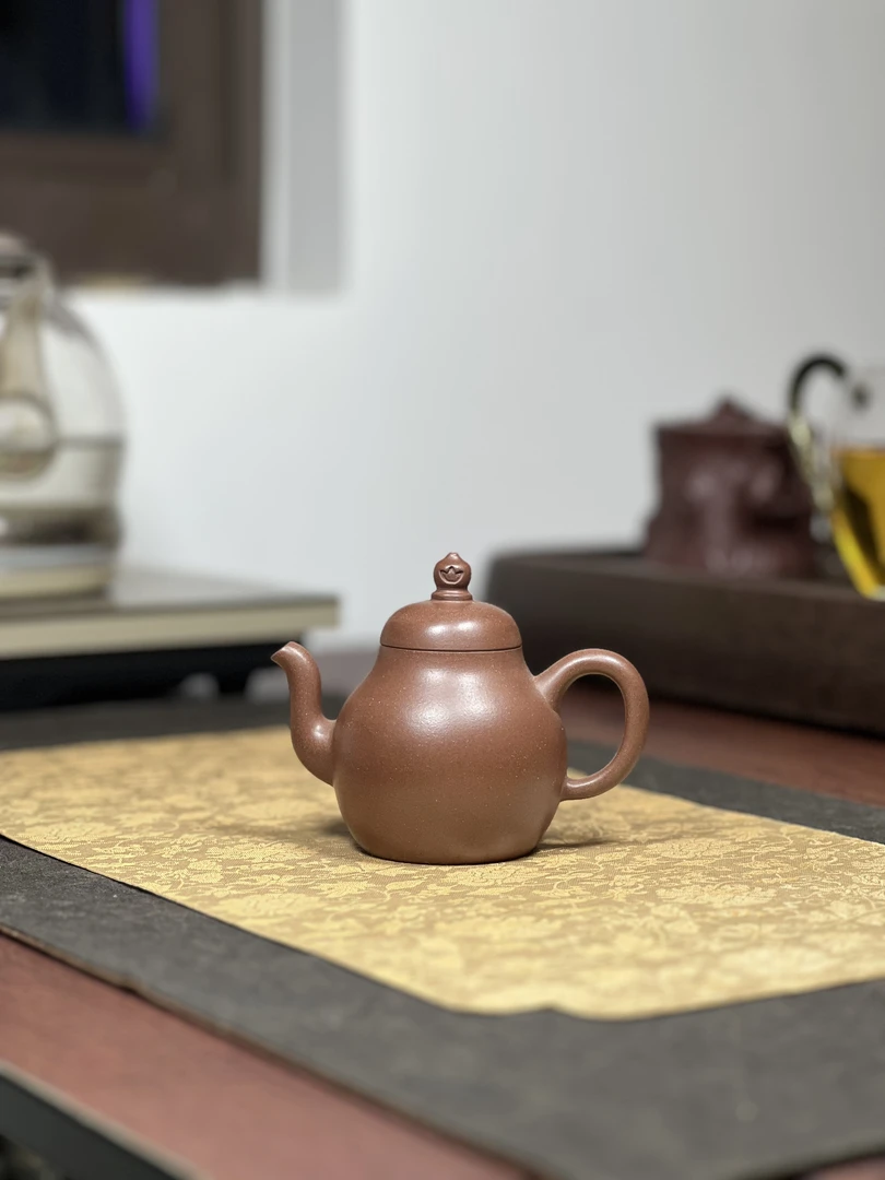 原矿底槽清茗泉壶140毫升宜兴茶具套装紫砂壶