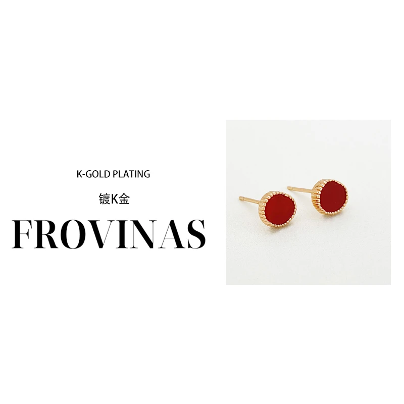 BAOSHATI/宝莎缇 925银耳饰 YQED-2611时尚轻奢气质个性小众耳钉