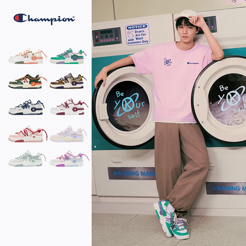 Champion多巴胺经典潮流情侣板鞋24SST02