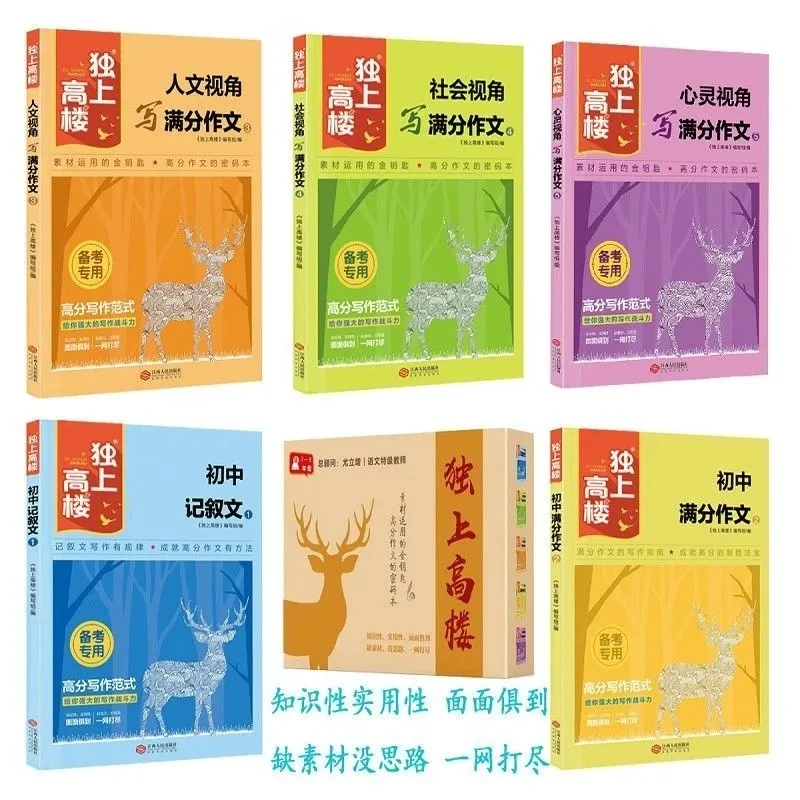 独上高楼作文书初中备考专用初中记叙文社会视角人文视角满分作文