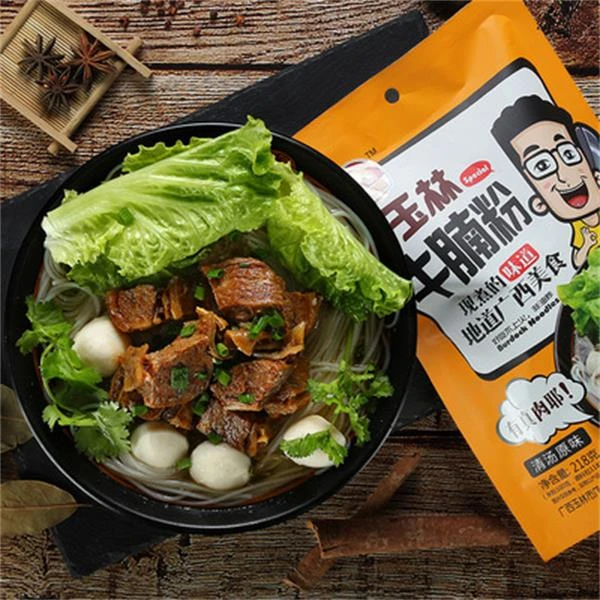 爸爸下厨地道玉林米粉牛腩粉218g袋装广西美食方便牛腩粉