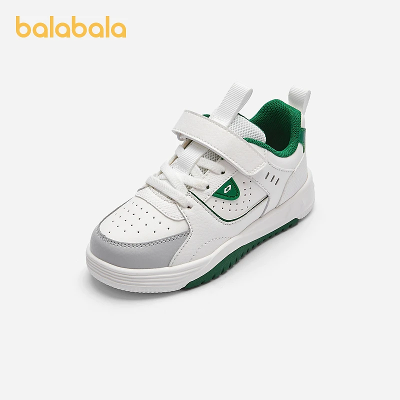 巴拉巴拉儿童运动板鞋男童鞋2025秋冬新款小白鞋百搭女童休闲透气