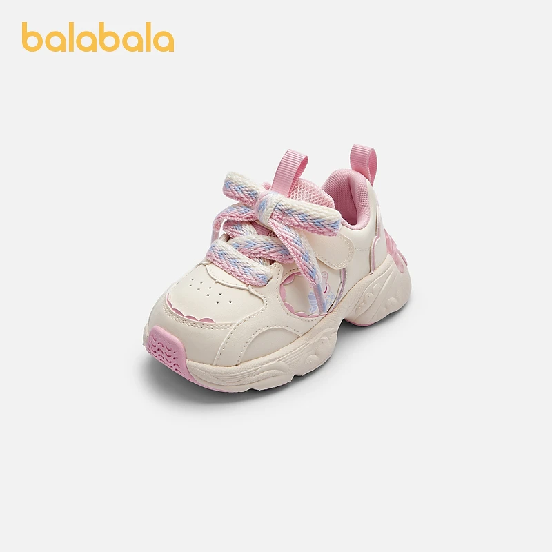 【小猪佩奇联名】巴拉巴拉宝宝稳步鞋女童运动鞋秋冬舒适休闲