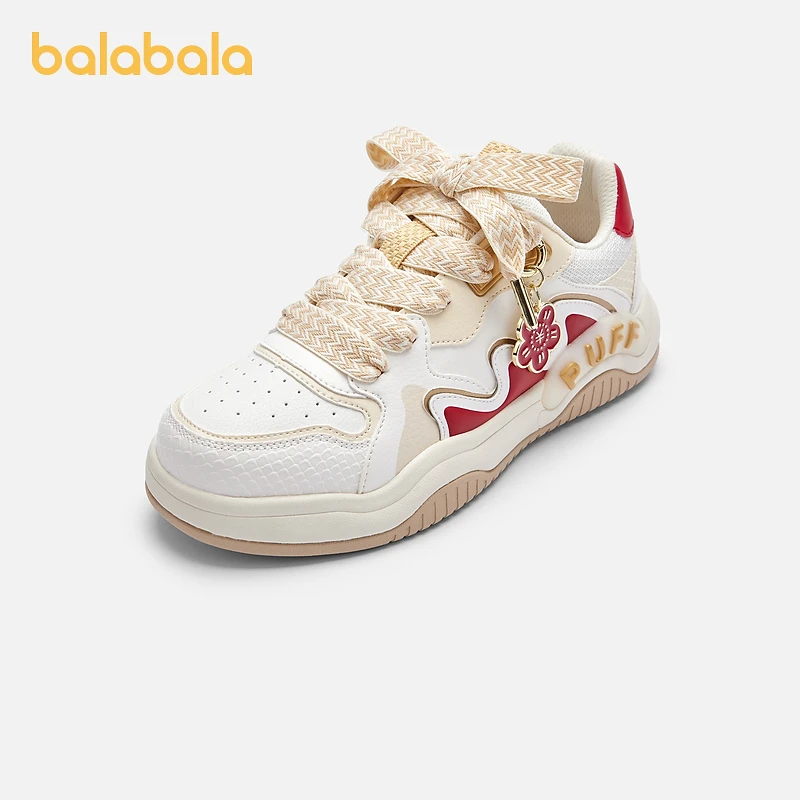 巴拉巴拉童鞋儿童板鞋女童小白鞋2025秋冬新款休闲鞋