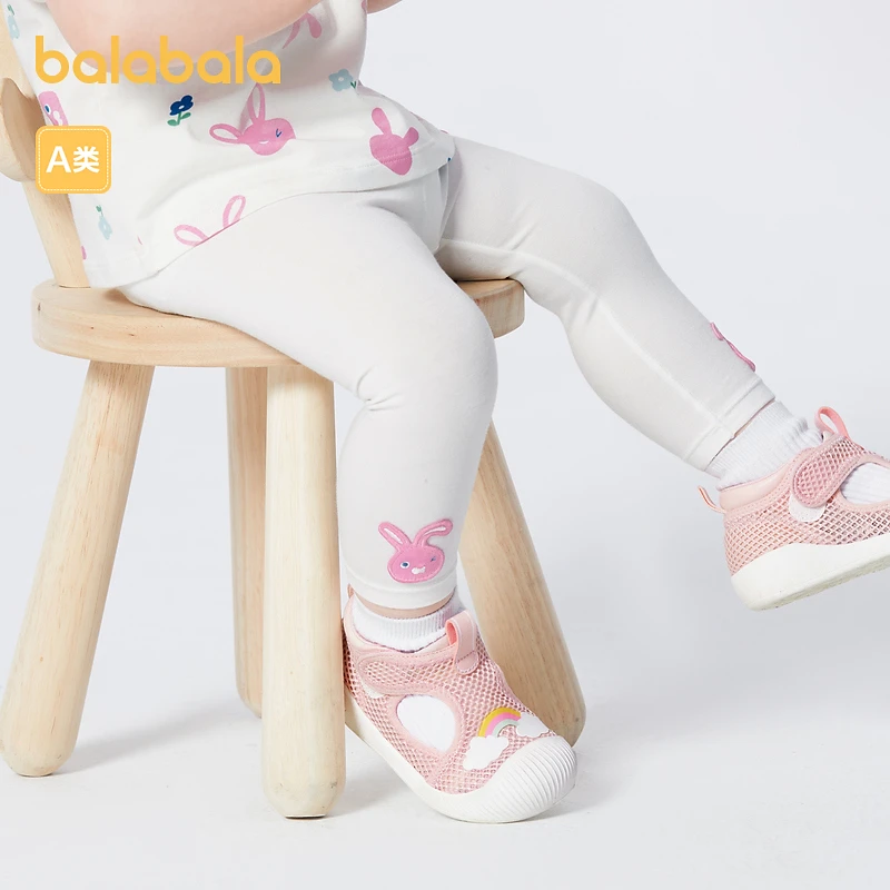 巴拉巴拉婴儿长裤女童打底裤夏季外穿时尚舒适可爱萌儿童小童裤子