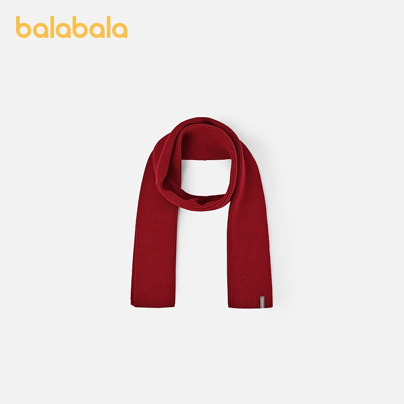 巴拉巴拉儿童围巾冬季保暖男童女童围脖柔软保暖舒适时尚简约外出
